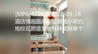 [MP4/423MB]2022-09-28 酒店情趣圆床偷拍眼镜小哥约炮校花颜值美女各种姿势草个遍