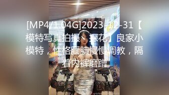 [MP4/1.04G]2023-12-31【模特写真拍摄丶探花】良家小模特，性格腼腆慢慢调教，隔着内裤磨蹭