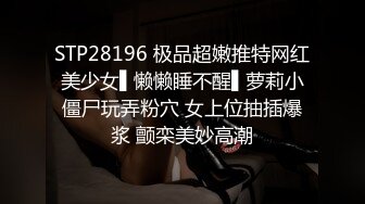 STP28196 极品超嫩推特网红美少女▌懒懒睡不醒▌萝莉小僵尸玩弄粉穴 女上位抽插爆浆 颤栾美妙高潮