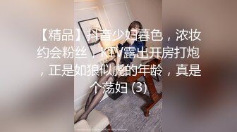 【精品】抖音少妇暮色，浓妆约会粉丝，KTV露出开房打炮，正是如狼似虎的年龄，真是个荡妇 (3)